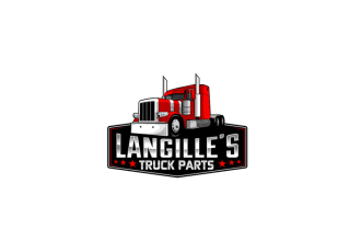 design attractive heavy duty truck parts logo