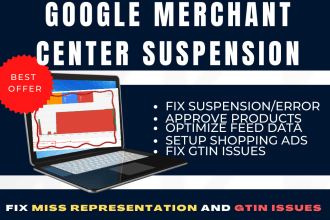 fix google merchant center suspension