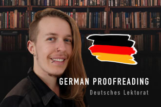 proofread and correct your german text
