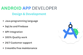 develop app in android studio using sqlite and firebase
