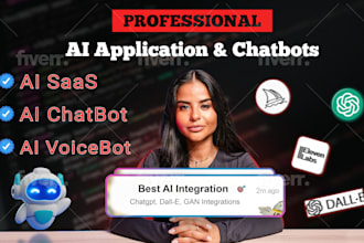create chat gpt app , ai saas and chatbot using gpt 4