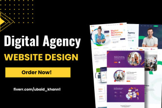 create a digital marketing agency wordpress website or smma website