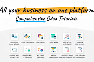 teach you odoo development step by step from beginner to expert