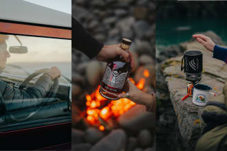 shoot outdoor and lifestyle product photography in cornwall