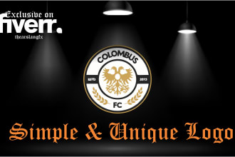 design unique football soccer logo