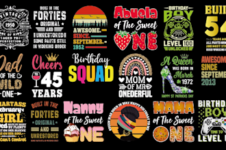 design fun custom birthday t shirt art for all ages