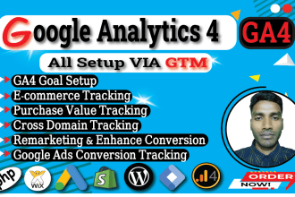 setup google analytics 4, ga4 ecommerce tracking, ga4 conversion tracking GTM