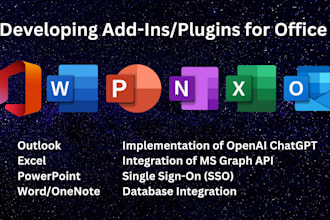 develop office plugin addin and integrate chatgpt