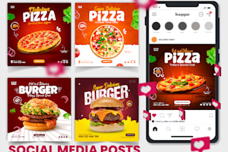 design promotional social media posts, banners, covers and thumbnails
