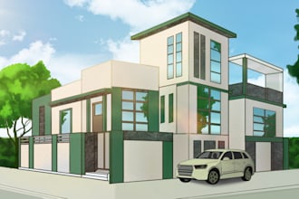 draw beautiful custom backgrounds for you