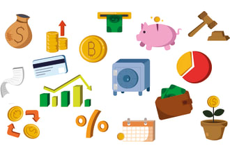 design custom vector icons, website or app icon, svj icon