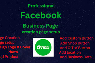 set up professional facebook business page