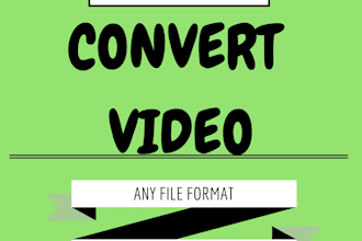 convert video to any file format avi mpeg mp4 wmv