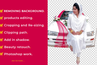 background removal and product photo editing professionally