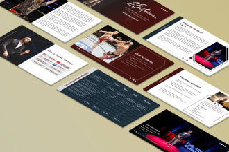 design a media kit or press kit for a brand, blog, or influencer