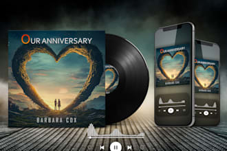 design unique album cover art, cd cover,podcast cover art