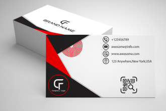do a minimalist, professional, modern, digital business card design