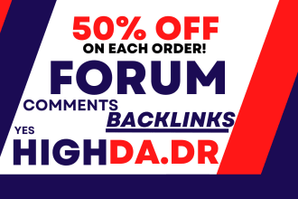 do forum comments backlinks and forum posting