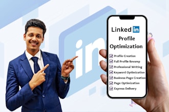create and enhance your linked in profile or business page