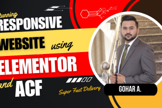 create a modern wordpress elementor website