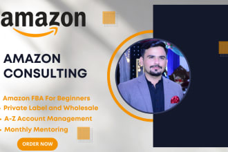 be your amazon fba consultant, mentor and business coach