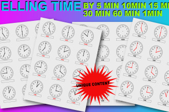 create learn to tell time on both analog and digital clocks