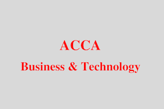 teach you acca f1 business and technology bt