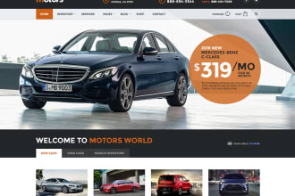 design car website, car dealer website,car mechanic , car spare part website