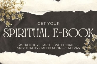 ghostwrite 30,000 words astrology, tarot, spirituality, witchcraft ebook writing