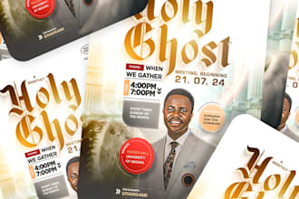 do premium church poster and social media poster