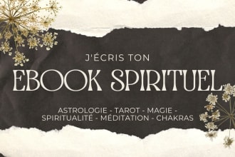 ghostwrite 30,000 french words astrology, tarot, spirituality, witchcraft ebook