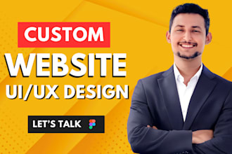 do website ui ux design, figma design website,  wordpress website development