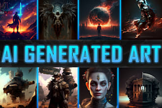 create high quality custom ai generated art