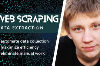 do web scraping, data mining, and data extraction in python