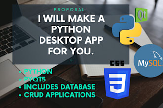 make a custom desktop application for you