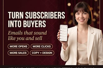 write powerful email sequences, newsletters and sales copies