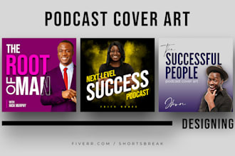 design a podcast cover art