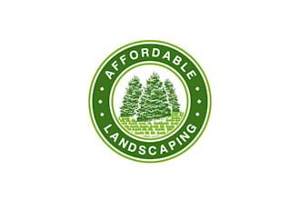 design beautiful affordable landscaping logo