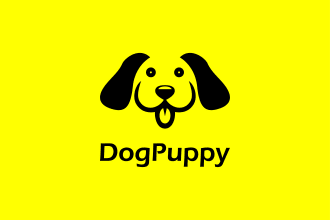 do  pet care dog cat farm or animal logo with copyright