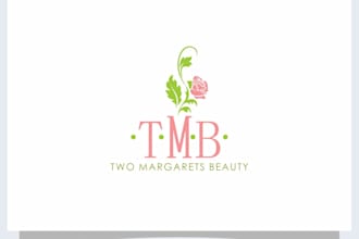 create an elegant beauty logo and branding kit