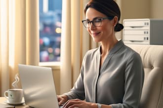 provide assistance in any online research and writing