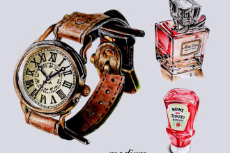 draw realistic objects with colored pencils