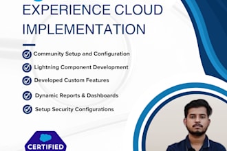 build, design and customize salesforce experience cloud site