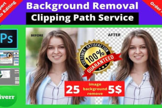 do images background removal, clipping path best service