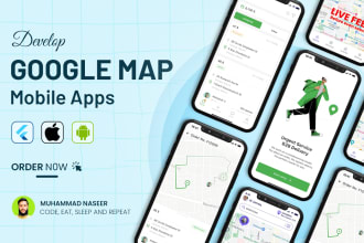develop flutter apps with custom google maps integration