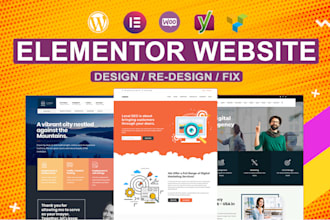 create wordpress website by elementor pro