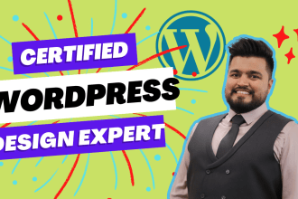 make wordpress landing page and custom wordpress website