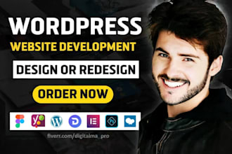 create, update or customize wordpress website design sales page divi builder