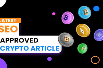 write SEO approved crypto,blockchain and nft content article