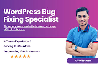fix wordpress website issues, bugs or errors